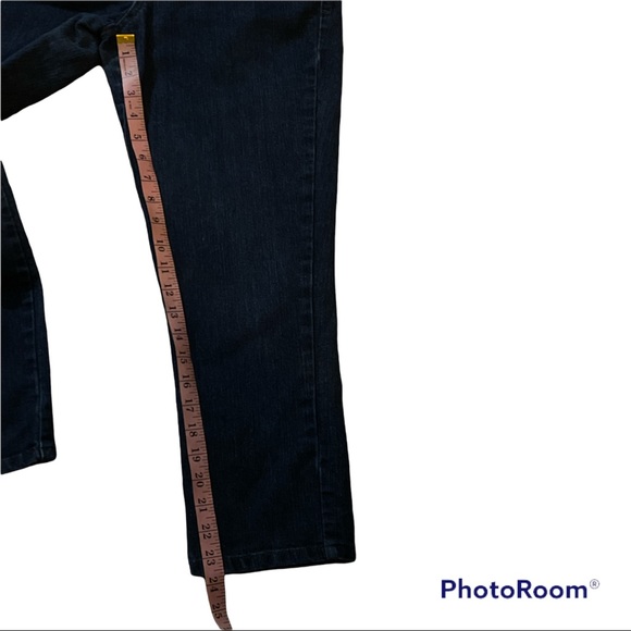 Nine West Women Blue Vintage America Classic Rise Boyfriend Capri Jean size 6/27 - Picture 6 of 11